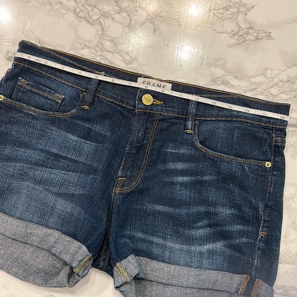 Frame Denim Women's Blue Denim Shorts - Picture 8 of 9